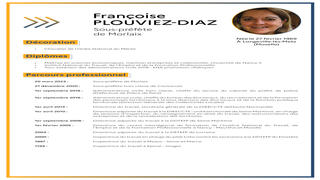 Notice biographique de madame Françoise Plouviez-Diaz, sous-préfète de Morlaix