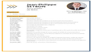 Notice biographique de monsieur Jean-Philippe Setbon, sous-préfet de Brest