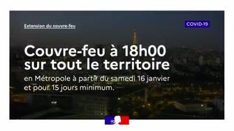 Couvre-feu de 18h à 6 h dans le Finistère à compter du 16 janvier 2021