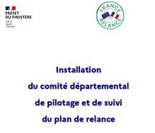 Le préfet du Finistère réunit le comité départemental de pilotage et de suivi du plan de relance