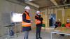 Le préfet du Finistère visite un chantier de construction à Brest